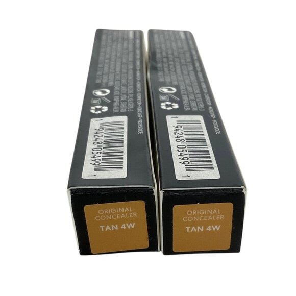 BareMinerals Original Liquid Mineral Concealer Lot of 2 Tan 4W 2250 6ml Tubes - Picture 2 of 6